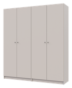 Комплект шкафов для одежды с полками Doros Промо (2 шт.) 180х48х204 см Кашемир (DRS-011466)