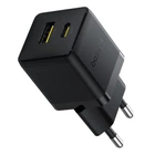 Зарядное сетевое устройство Baseus Palm 20W Type-C+USB с функцией быстрой зарядки QC3.0+PD3.0 (P10111608113-00) Black