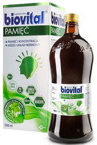 Suplement diety Biovital Pamięć płyn z ekstraktami roślinnymi i witaminami 1000 ml (5907604342800)