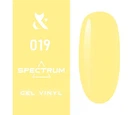 Гель лак F.O.X Spectrum №019 світло-жовтий 7 мл
