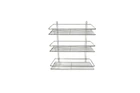 Полиця для ванної FZB 110 x 400 x 350 мм пряма потрійна (9A128)