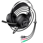 Проводная игровая гарнитура HOCO Cool Game LED ESD04 Hi-Res, USB, 2х3.5mm, 2m, black