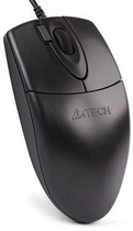 Компьютерная мышь A4tech OP-620DS, Black, USB, оптическая, 1000 dpi, 4 кнопки, бесшумный клик, 1.5 м