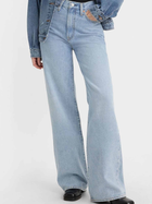Jeansy damskie Levi's Ribcage Wide Leg H223 Far And Wide A6081-0002 W29L34 Błękitne (5401128251292)