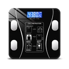 Электронные напольные фитнес, смарт весы Digital A-8003 Black до 180 кг c Bluetooth и приложением на телефон