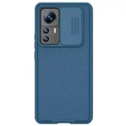 Карбонова накладка Nillkin Camshield (шторка на камеру) на Xiaomi 12T Pro Синій / Blue