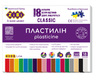 Пластилін 18кол. ZiBi KIDS Line 6235, CLASSIC 360г /ZB.6235/