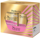 Набір для догляду за обличчям Perfecta 24K Gold and Rose Oil Крем для обличчя 70+ 50 мл + Крем для шкіри навколо очей 15 мл (5900525092106)