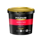Интерьерная краска акриловая Polifarb Акрилтикс белая 14 кг