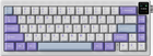 Клавиатура Ajazz AK650 RGB Flying Fish Switch Wireless With Screen (AK650-FF-PWB) Purple