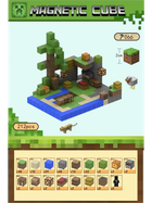 Детский магнитный конструктор Minecraft, 212 деталей