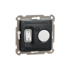 Термостат теплого пола Schneider Electric Sedna Design чёрный SDD114507