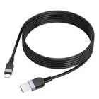 Кабель HOCO X109 USB-A – Lightning, 2м, зарядка и передача данных, черный
