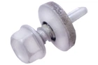Саморез кровельный Apro 4.8 x 19 мм RAL 9006 (50 шт.) (9R648199006)
