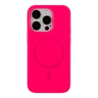Чохол Glow Silicone Case with Magsafe для iPhone 14 Pro Max Колір Hot pink