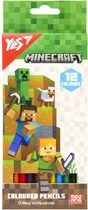 Карандаши цветные Yes Minecraft 12 цветов (290760)