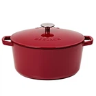Каструля чавунна 26 см 5 л Natur Iron бордова Gerlach (2000003089604)