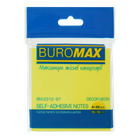 Блок для заметок с клейким слоем Buromax Neon 76х76мм 100 листов ассорти (BM.2312-97)