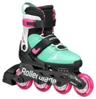 Ролики Rollerblade Microblade XT black-sea green (33-36.5)
