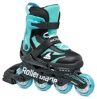 Ролики Rollerblade Microblade black-light blue (28-32)