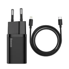 Блок питания Baseus Super Quick Charger 20w комплект з кабелем type-c - lightning (TZCCSUP-B01)