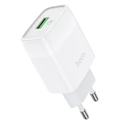 Зарядное устройство HOCO C72Q Glorious single port QC3.0 charger 18W 1xUSB White (6931474732514)