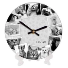 Круглые настенные часы I like cats Presentville 18 см (dec0009394)