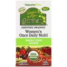 Органические Ежедневные Мультивитамины для Женщин Natures Plus Source of Life Garden 30 таблеток