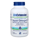 Супер Омега-3, Omega Foundations, Super Omega-3, Life Extension, 120 Капсул