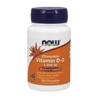 Витамин д3 Now Foods Vitamin D-3 1000 IU Chewable (180 жвачек) нау фудс