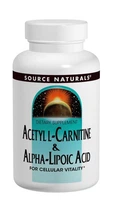 Амінокислота Source Naturals Ацетил-L-Карнітин та Альфа-Ліпоєва Кислота 650 мг