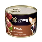 Влажный корм Savory для взрослых собак с уткой