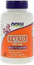 Дієтична добавка NOW 7-KETO 100 мг у капсулах.