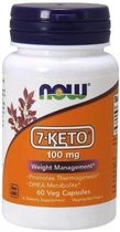 Жироспалювач Now (Now Foods) 7-KETO 100 мг у веганських капсулах