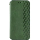 Кожаный чехол-книжка GETMAN Cubic (PU) для Oppo A58 4G Зеленый