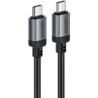 Кабель Acefast C20-03 USB 2.0 Type-C to Type-C 1.2 м 3A aluminum alloy Black (6974316283775)