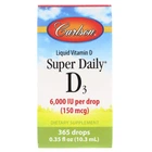 Вітамін D3 Carlson Vitamin D3 6,000 МО, 10.3 мл (CAR-12000)