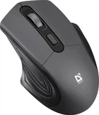 Комп'ютерна миша Defender Datum MB-345, USB, оптична, 800/1200/1600 dpi, 4 кнопки, 2xAAA, Black