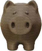 3D пазл-конструктор Cartonic 3D Puzzle Piggy Money Bank 86 элементов (CARTPIGGY)