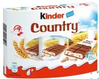Шоколад молочний Kinder Country порційнні зі злаками 211,5 г