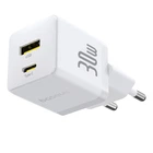 Зарядне мережеве Baseus P1011160A213-00 Palm USB / PD 30W швидка зарядка для пристроїв Білий