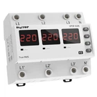 Реле напруги дворежимне одно/трифазне VP-3F63А M6R на DIN-рейку, 3*63А, 3*13500 Вт, 120-270В,