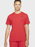 Футболка хлопковая длинная мужская Jordan M J Jumpman Emb Ss Crew DC7485-687 L Червона (195238739546)