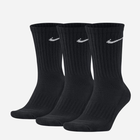 Zestaw skarpet męskich 3 pary Nike U Nk V Cush Crew 3P Value 108 SX4508-001 38-42 (M) Czarny (685068091391)