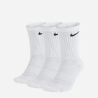 Набір чоловічих шкарпеток 3 пари Nike U Nk Everyday Csh Crw 3Pr 132 SX7664-100 42-46 (L) Білий (888407233883)