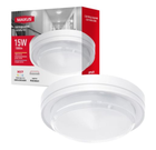 Светильник светодиодный накладной MAXUS MBH 15W 3CCT IP65 WH Circle
