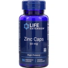 Цинка цитрат , Zinc Caps, Life Extension, высокоэффективный, 50 мг, 90 капсул