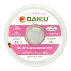 Оплетка для удаления припоя, очиститель припоя BAKU BK-2015 (2mm x 1.5m)