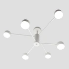 Люстра RAY 6xGX53 WHITE (3+3) белая на 6 ламп GX53 Luminaria (потолочный светильник под LED лампы) 780x300мм