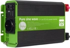 Інвертор EnerGenie 12V/230V 500W (1000W peak power) чиста синусоїда 500 Вт (EG-PWC-PS500-01)